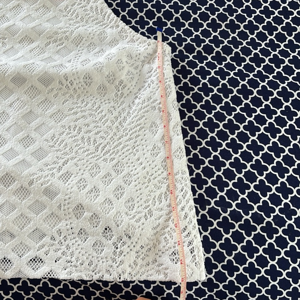 Lilly Pulitzer Lace White Sleeveless Halter Top - Picture 7 of 8